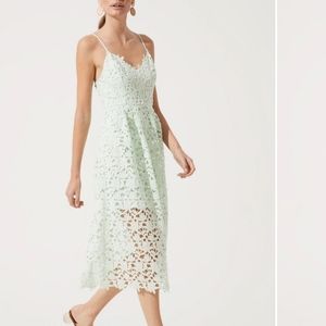 ASTR midi lace dress